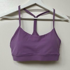 Lululemon Flow Y Bra Size 6 Purple